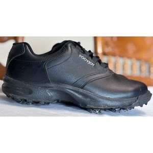 Men's Footjoy Greenjoys Black Spiked Lace Up Golf Cleats Shoes Size 8.5M